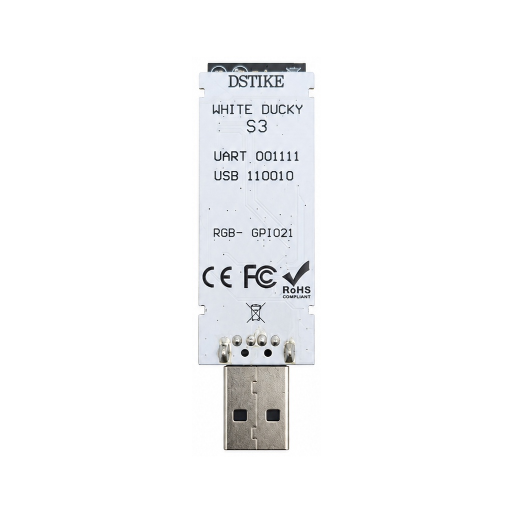 DSTIKE White Ducky S3 – ESP32-S3 Wi-Fi USB Automation Board