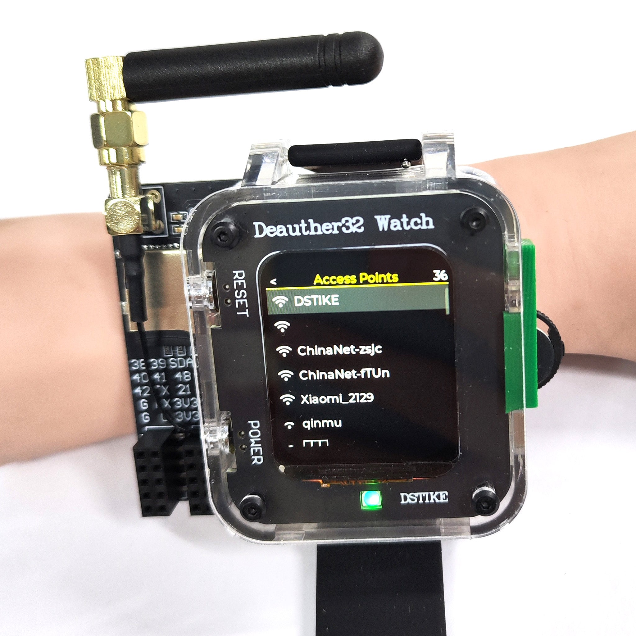 DSTIKE Deauher 32 Watch SE(ESP32S3) 2.4G Wi-Fi Attack Security Testing Geek Watch V2