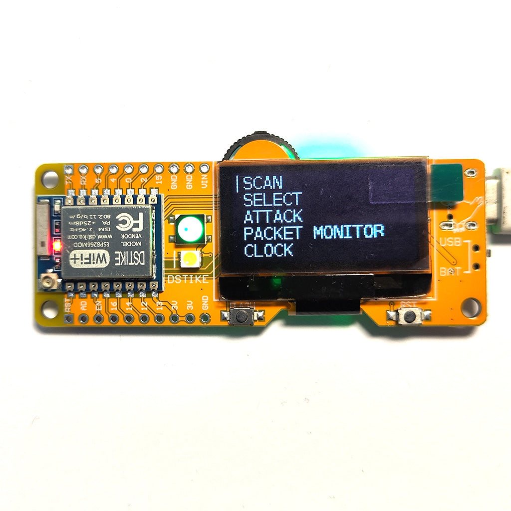 DSTIKE Deauther MiNi V4 | ESP8266 Development Board With RTC