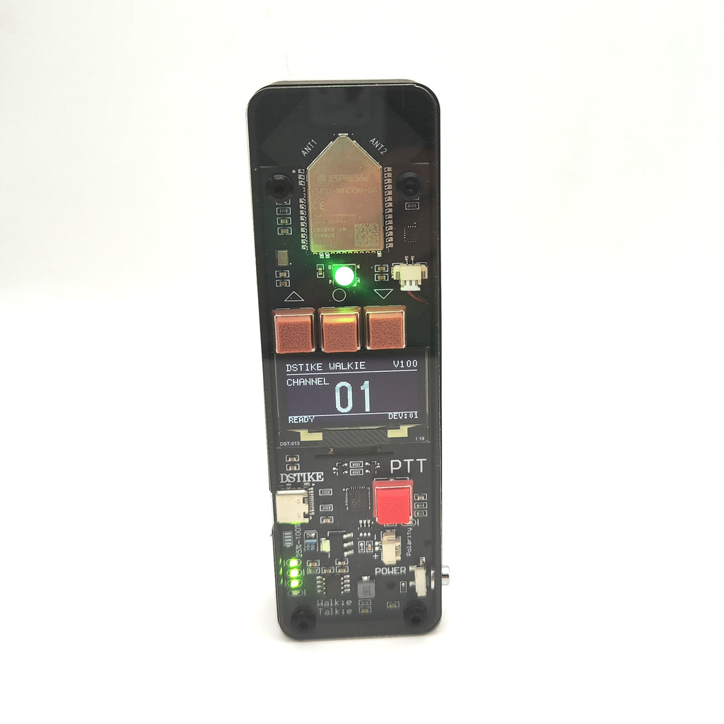 DSTIKE ESP32 Walkie Talkie - Open-Source ESP-NOW Voice Communication Device for Makers