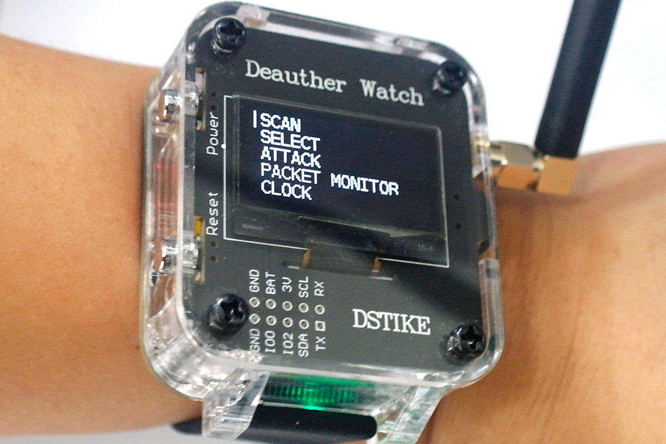 DSTIKE DEAUTHER WATCH Y | ESP8266 Development Watch