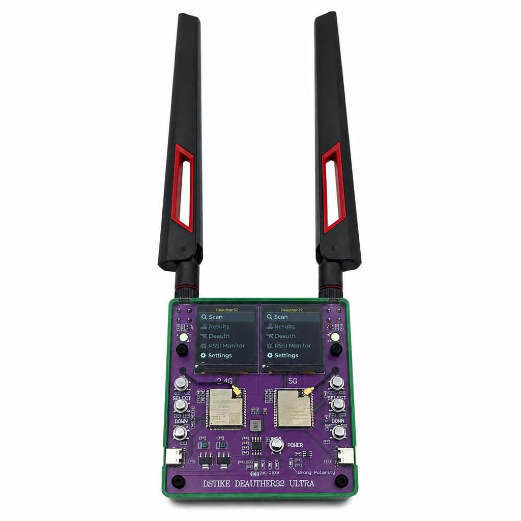 DSTIKE Deauther32 Ultra — ESP32-S3 + ESP32-C5