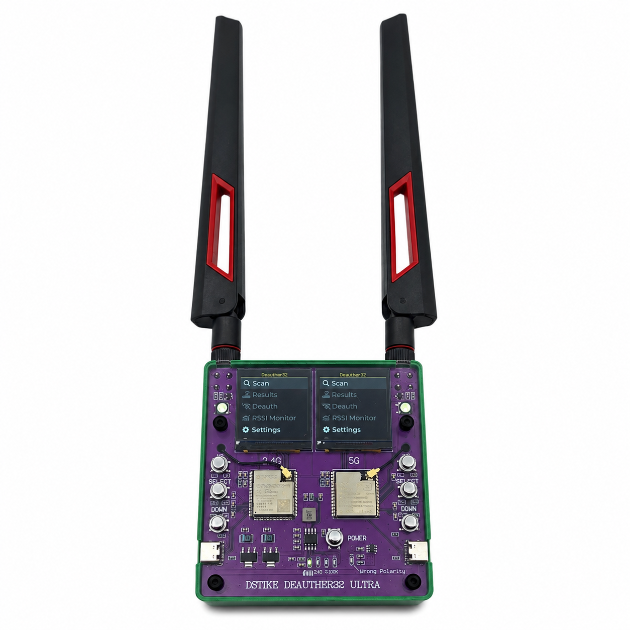 DSTIKE Deauther32 Ultra — ESP32-S3 + ESP32-C5