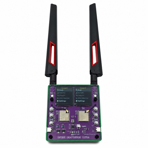 DSTIKE Deauther32 Ultra — ESP32-S3 + ESP32-C5