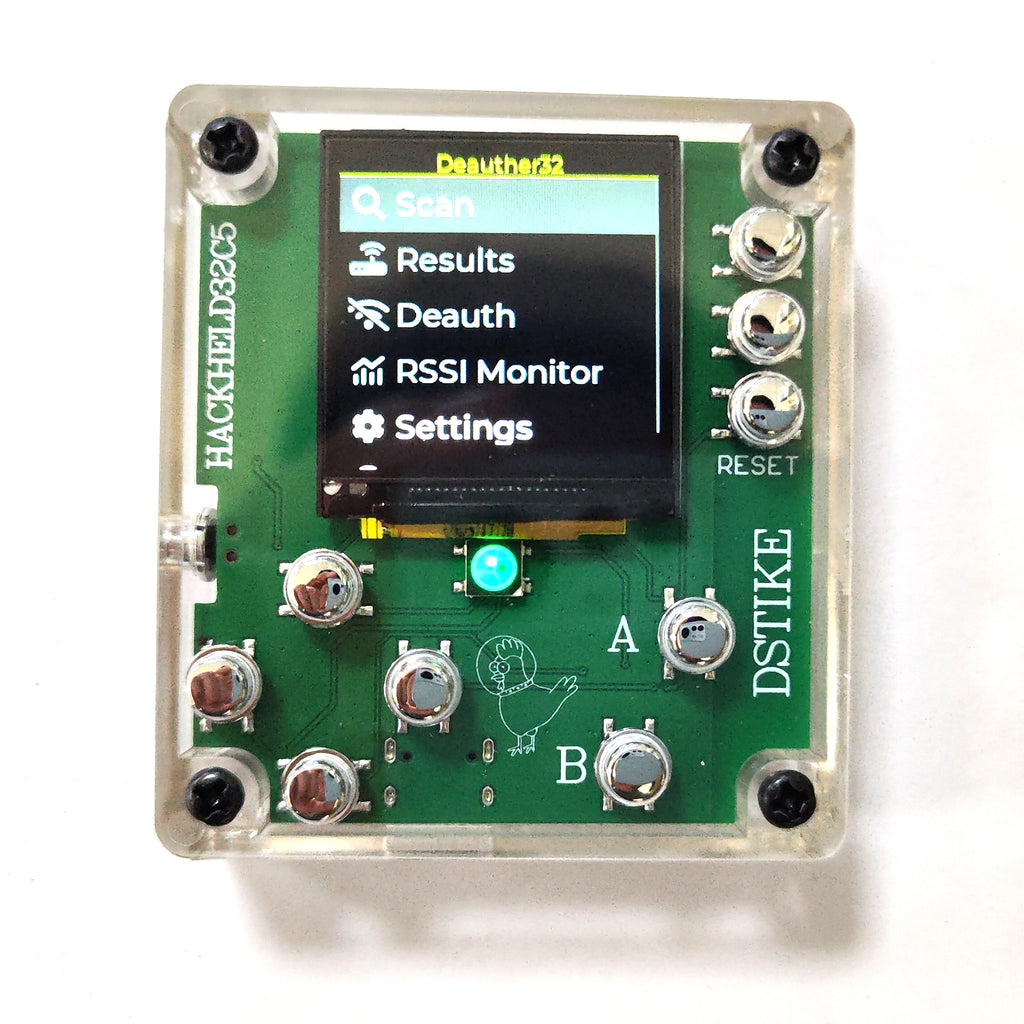 DSTIKE HackHeldC5: The Ultimate ESP32-C5 Handheld Development Tool