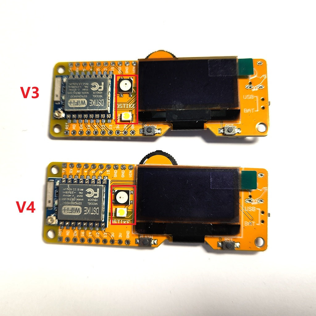 DSTIKE Deauther MiNi V4 | ESP8266 Development Board With RTC