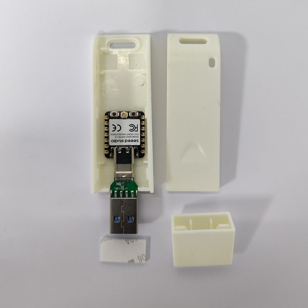 Portable USB Dongle Enclosure Kit for Seeed Studio XIAO Series (Type-C to USB-A)