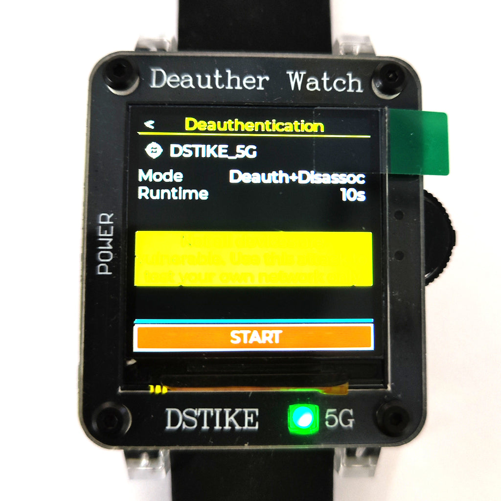 DSTIKE Deauther Watch X -5G（ESP32C5）