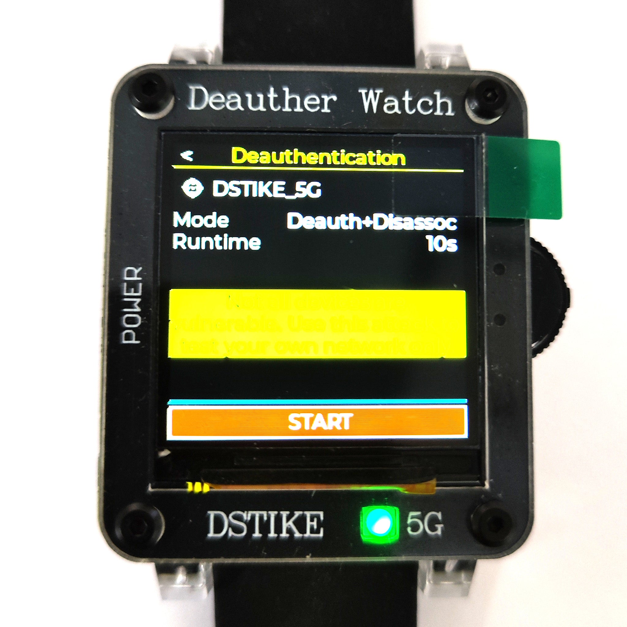DSTIKE Deauther Watch X -5G（ESP32C5）