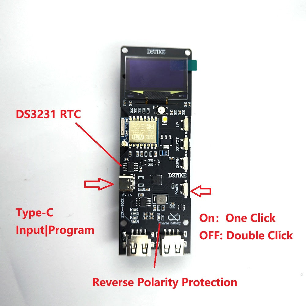 DSTIKE Deauther PowerBank KIT (Not Include Battery)