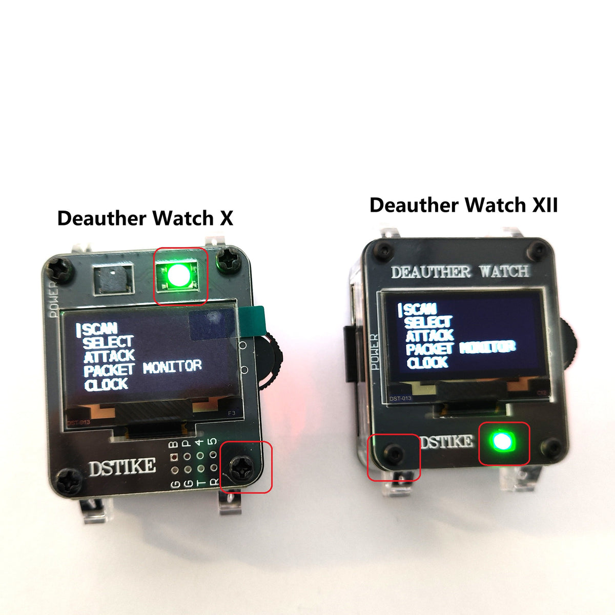 Deauther Watch X II - 2.4G Wi-Fi Security Testing Geek Watch – DSTIKE