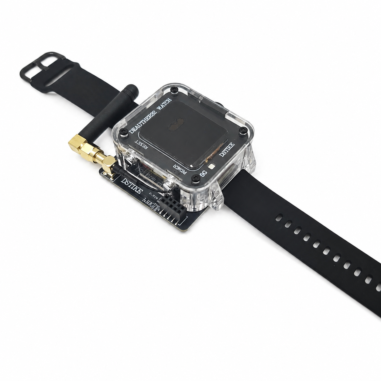 DSTIKE Deauther32 Watch MAX — ESP32-C5 Dual-Band Watch