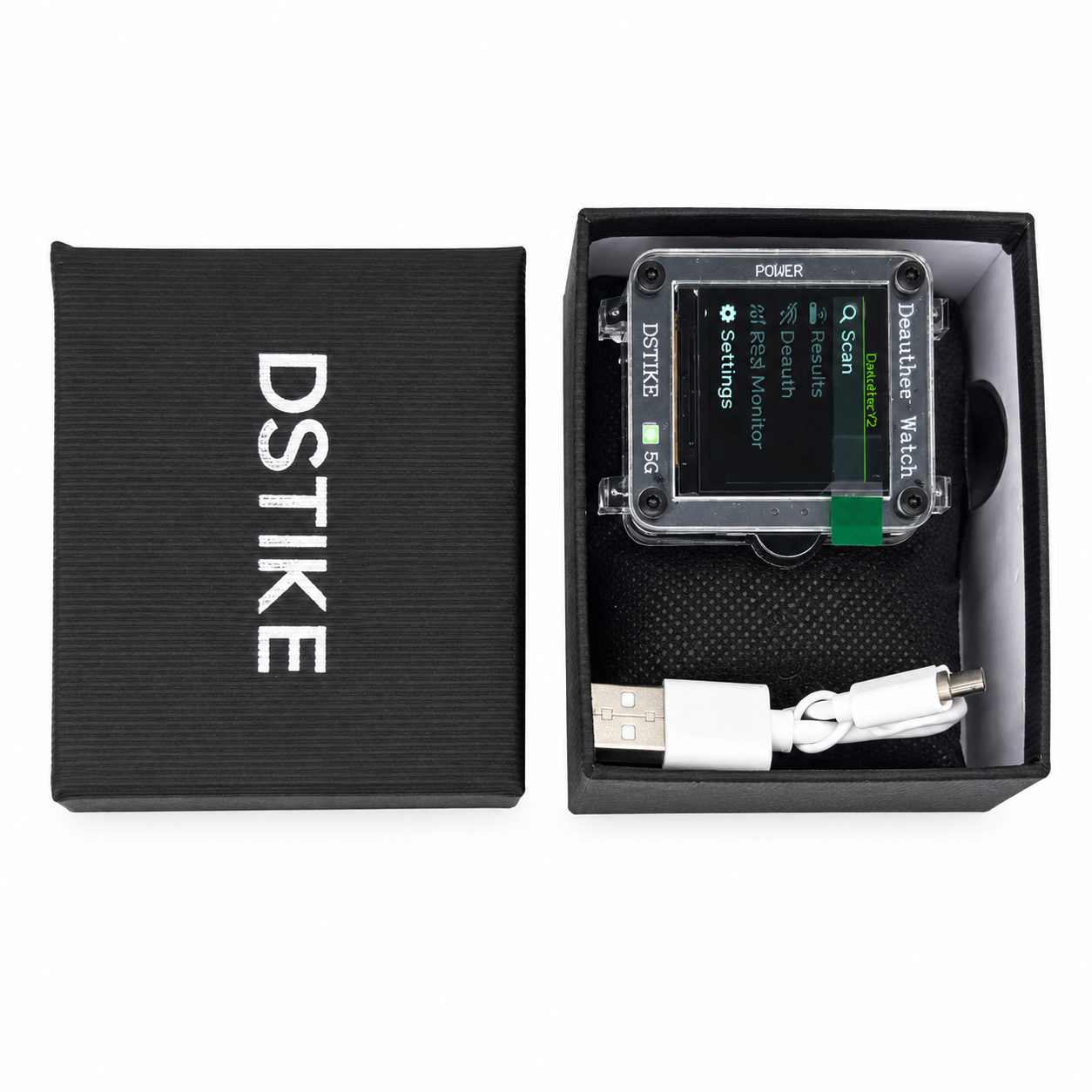 DSTIKE Deauther32 Watch MINI — ESP32-C5 Dual-Band Watch