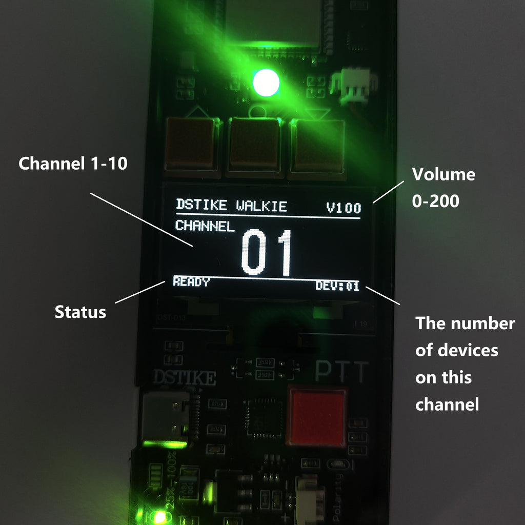 DSTIKE ESP32 Walkie Talkie - Open-Source ESP-NOW Voice Communication Device for Makers