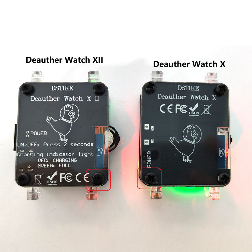 Deauther Watch X II - 2.4G Wi-Fi Security Testing Geek Watch – DSTIKE