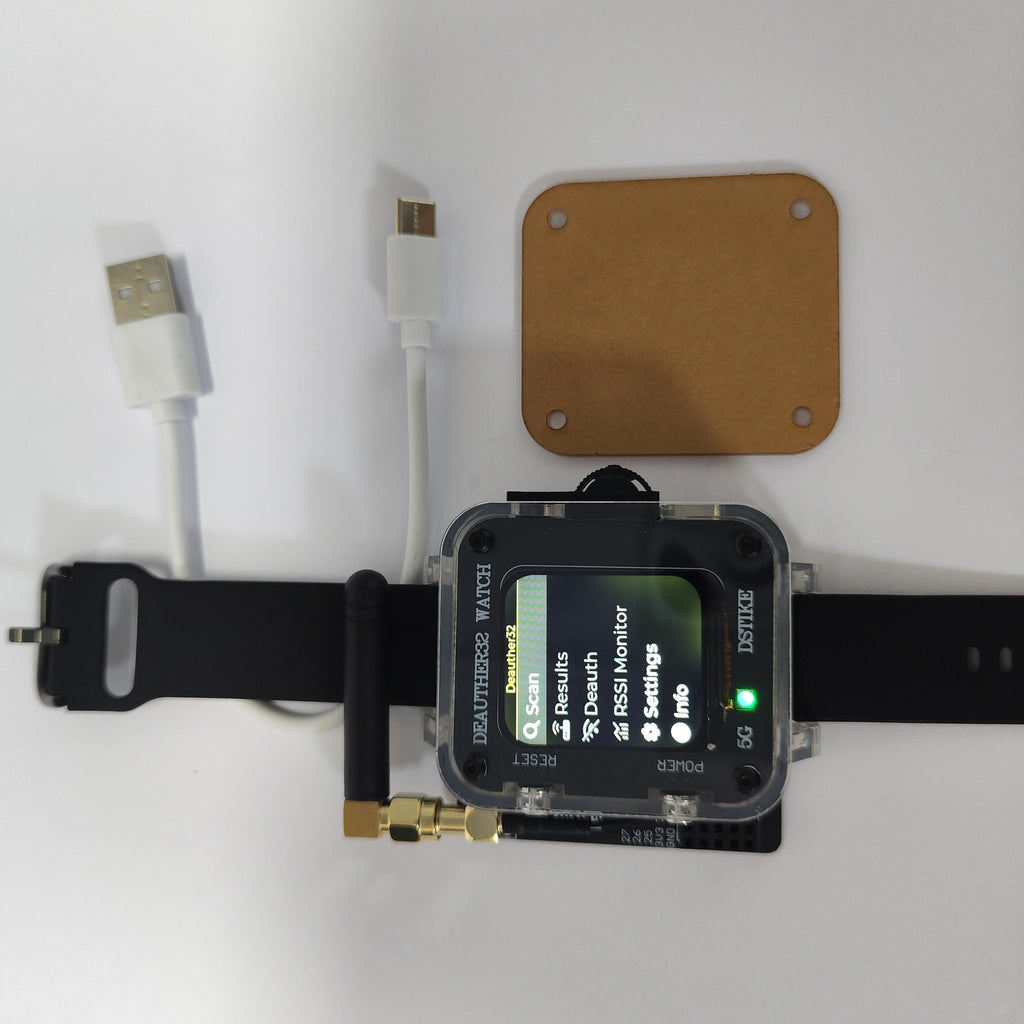 Deauther32 Watch Max — The Ultimate Wireless Security Testing Watch