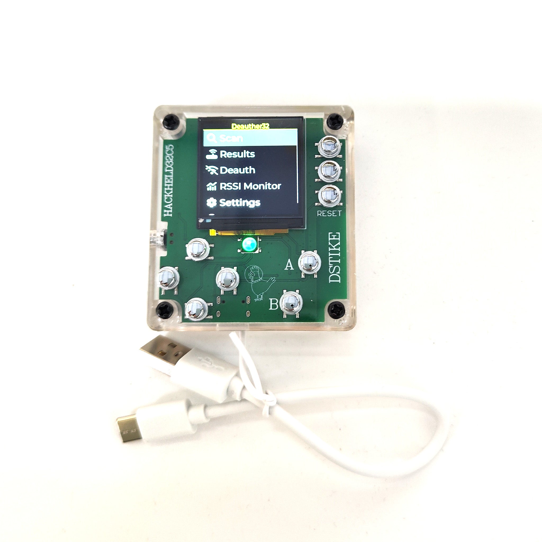 DSTIKE HackHeldC5: The Ultimate ESP32-C5 Handheld Development Tool