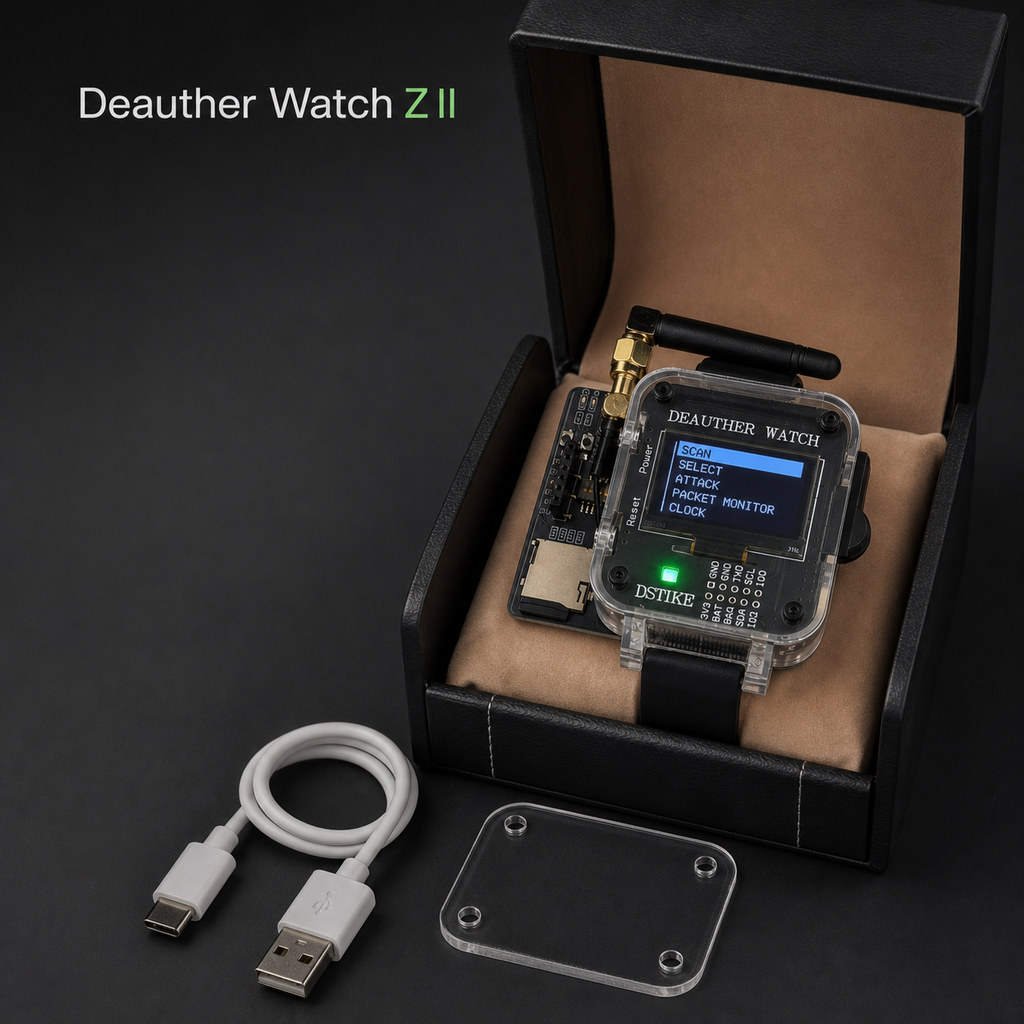 DSTIKE Deauther Watch Z II - ESP8266 + Atmega32u4