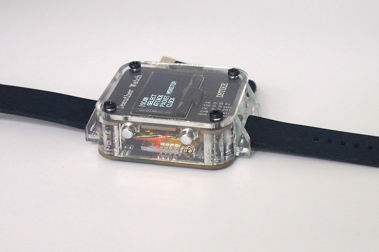 DSTIKE DEAUTHER WATCH Hacker Watch SecureWatch HackerGuard Watch