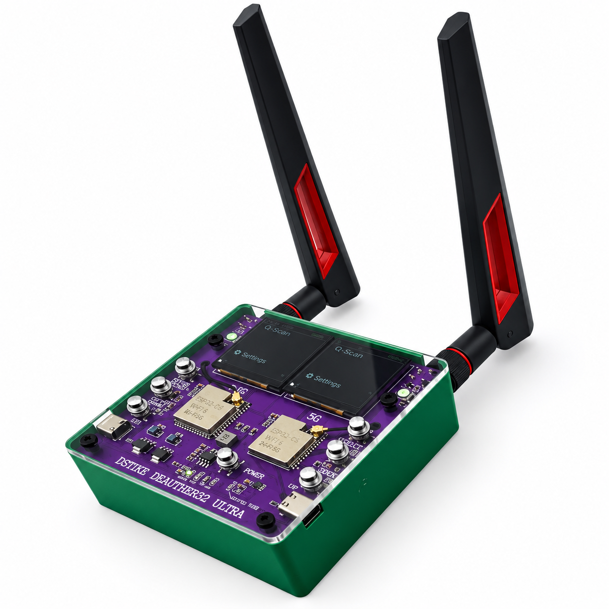 DSTIKE Deauther32 Ultra — ESP32-S3 + ESP32-C5