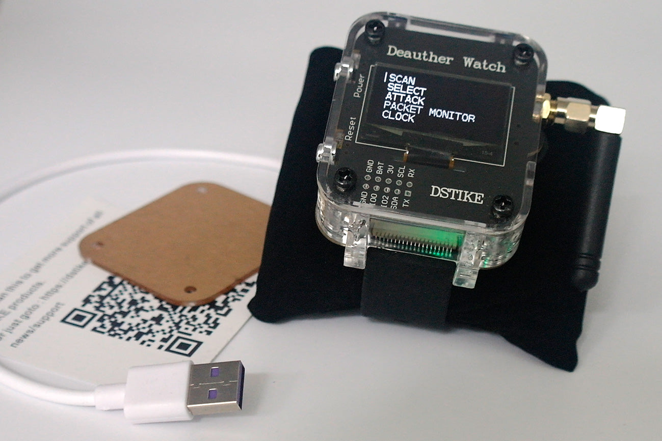 DSTIKE DEAUTHER WATCH Hacker Watch SecureWatch HackerGuard Watch