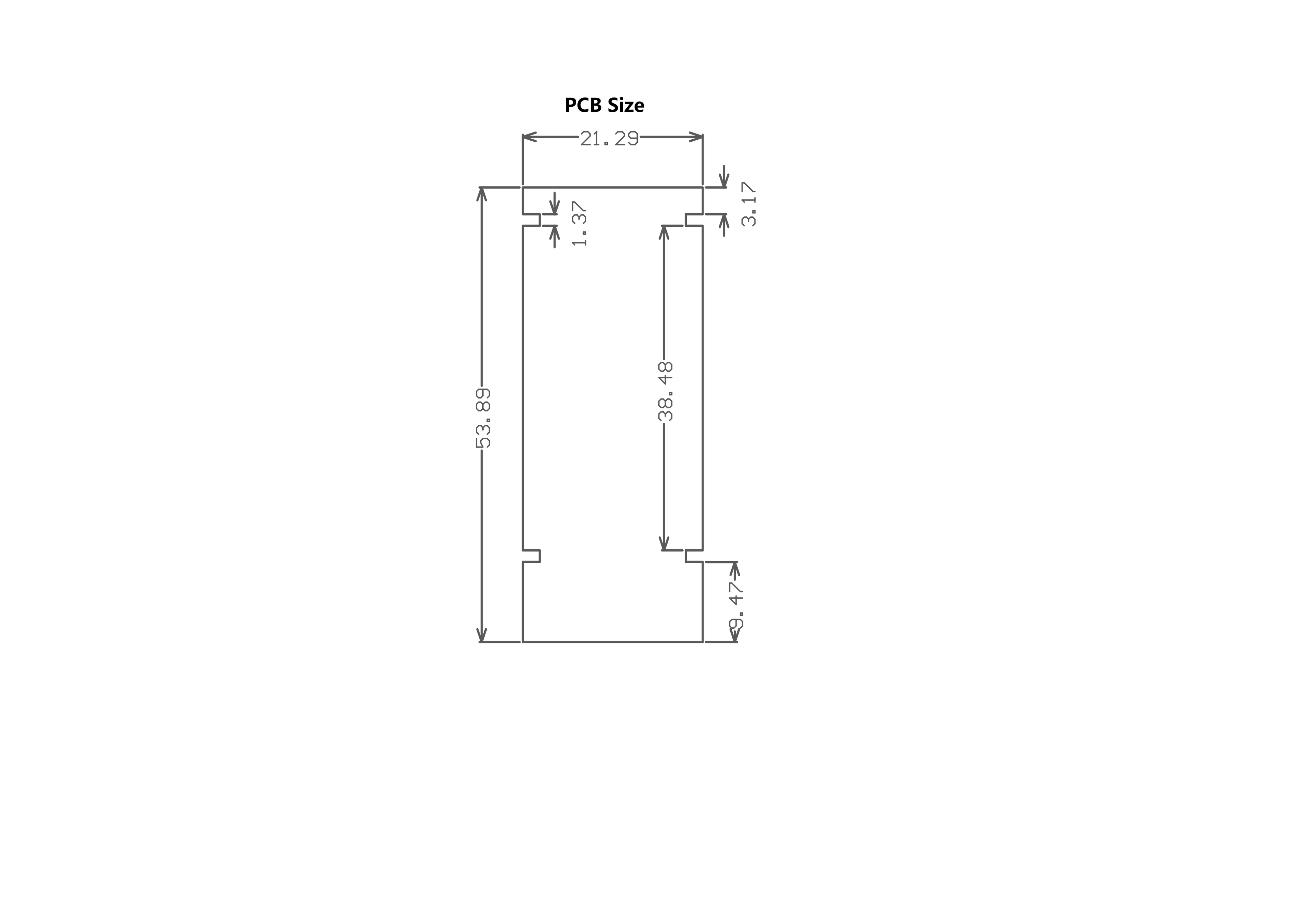 Portable USB Dongle Enclosure Kit for Seeed Studio XIAO Series (Type-C to USB-A)