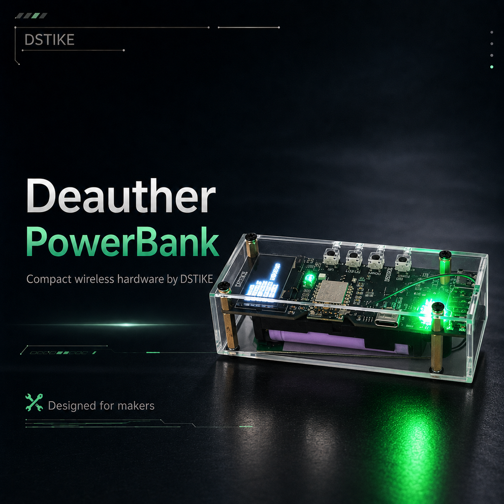 DSTIKE Deauther PowerBank Kit — ESP8266 OLED