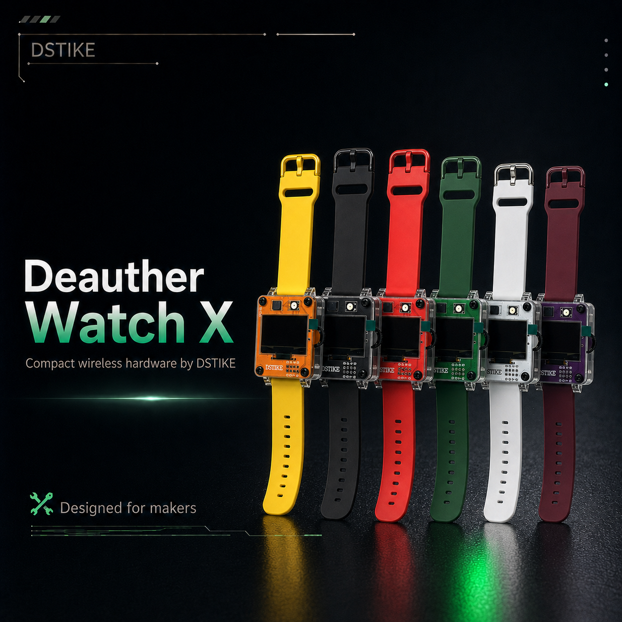 DSTIKE Deauther Watch X — ESP8266 Watch