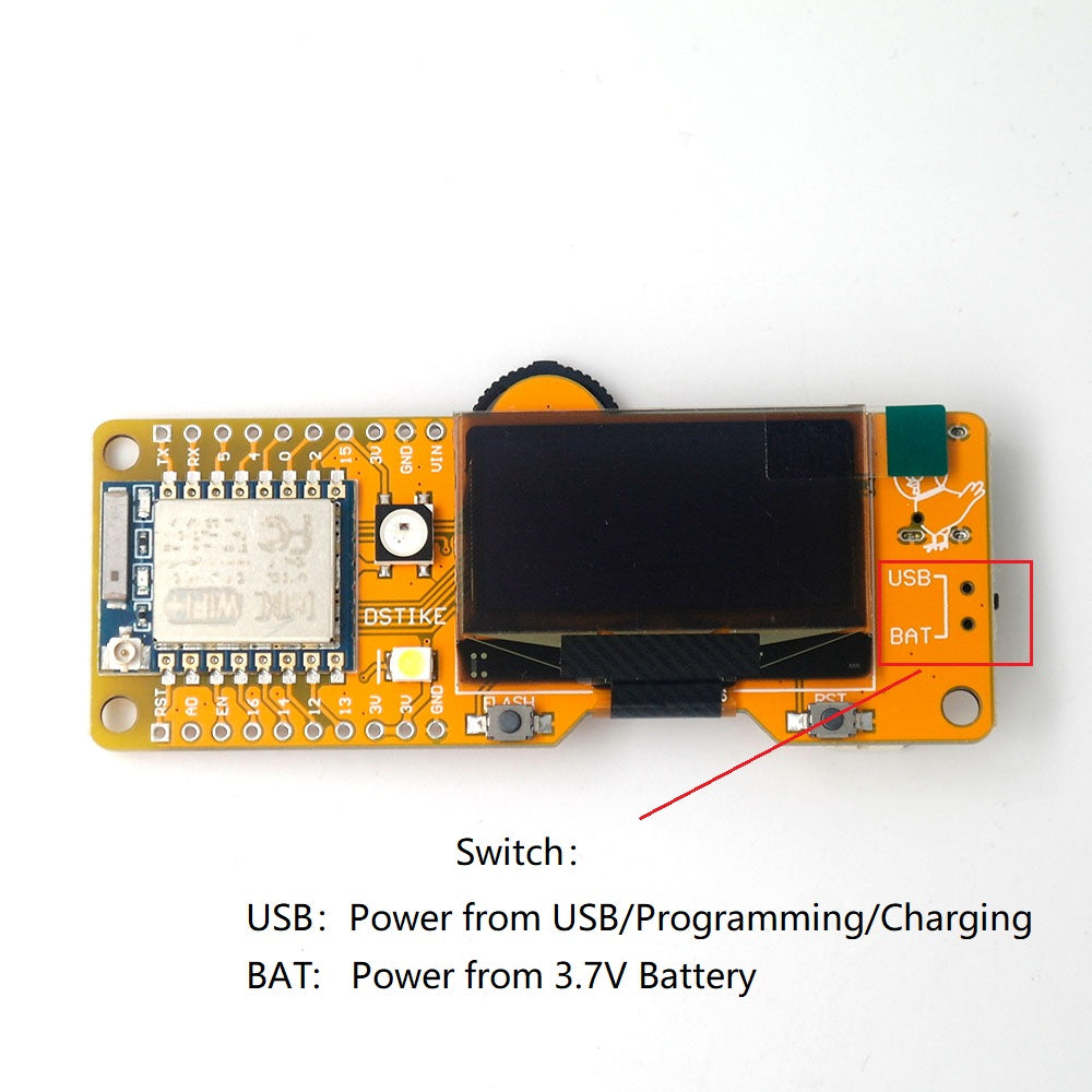 DSTIKE Deauther MiNi V3 | D-duino | ESP8266 Development Board